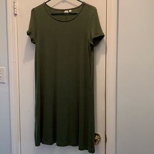 A Forest dark green dress from GAP. size M.